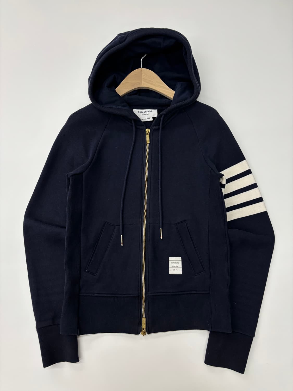 Thom Browne 톰브라운 네이비 후드집업 상품이미지3