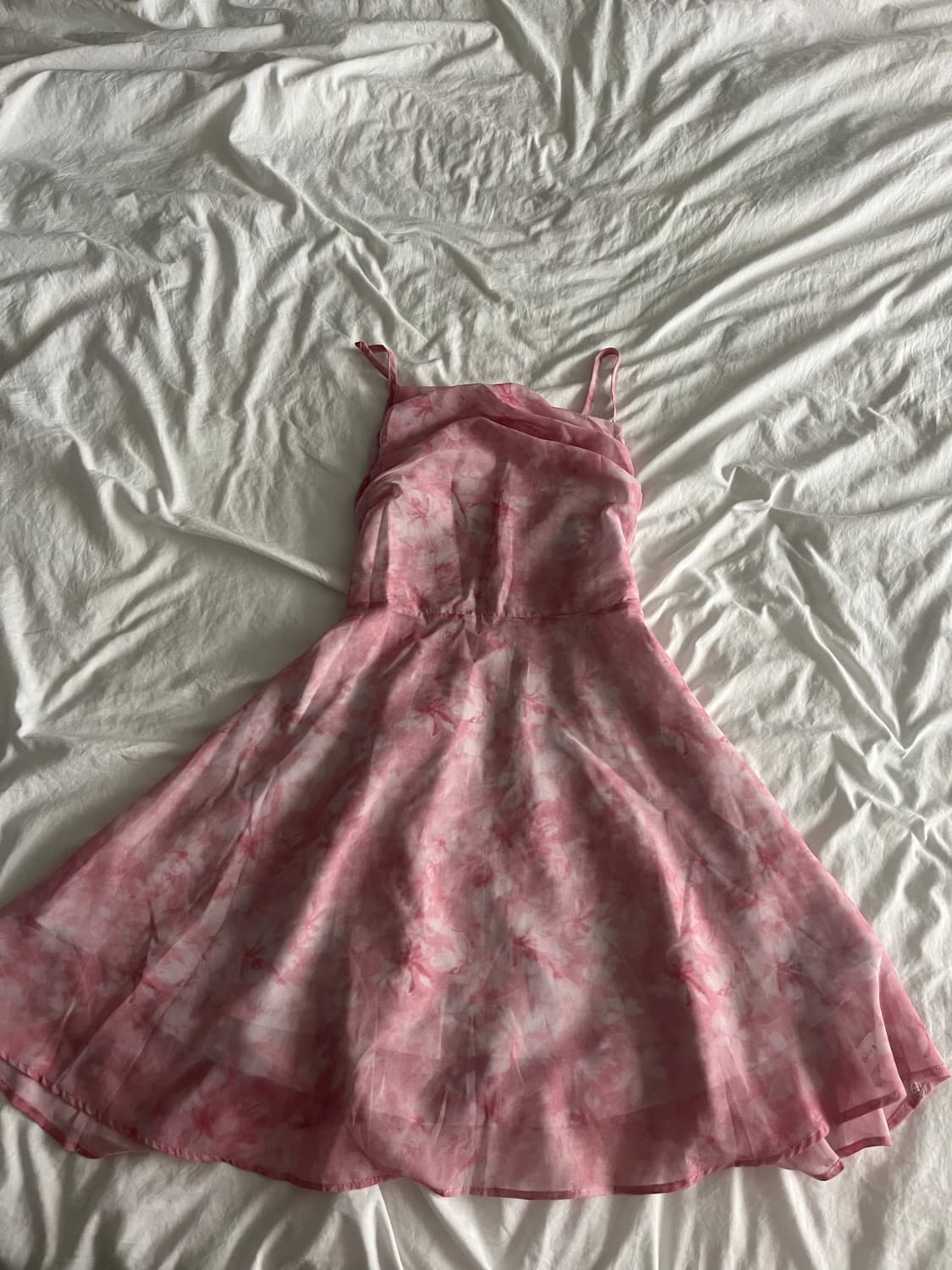 핑크 플레어 원피스 상품이미지1