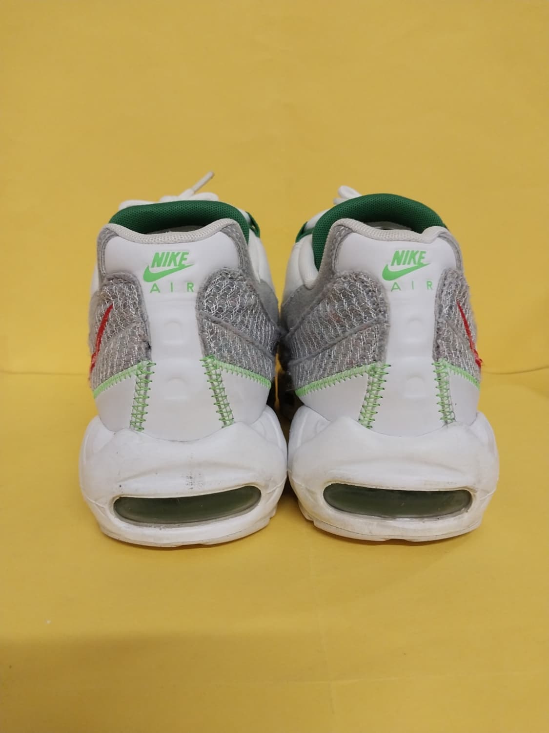 남성 나이키 에어맥스 95 화이트 클래식 운동화 (285) 상품이미지4