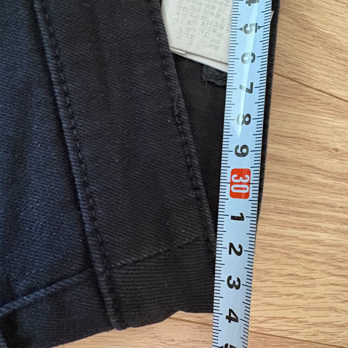 TIME 블랙 데님 팬츠 61-90 상품이미지8