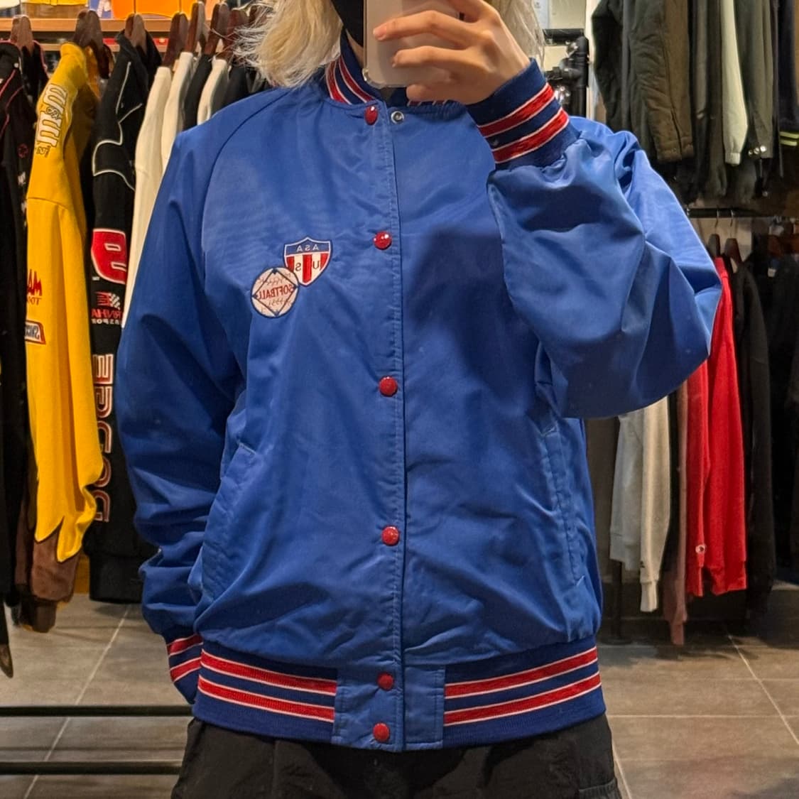 [NO.9]MVP 새틴 바시티 자켓 상품이미지1