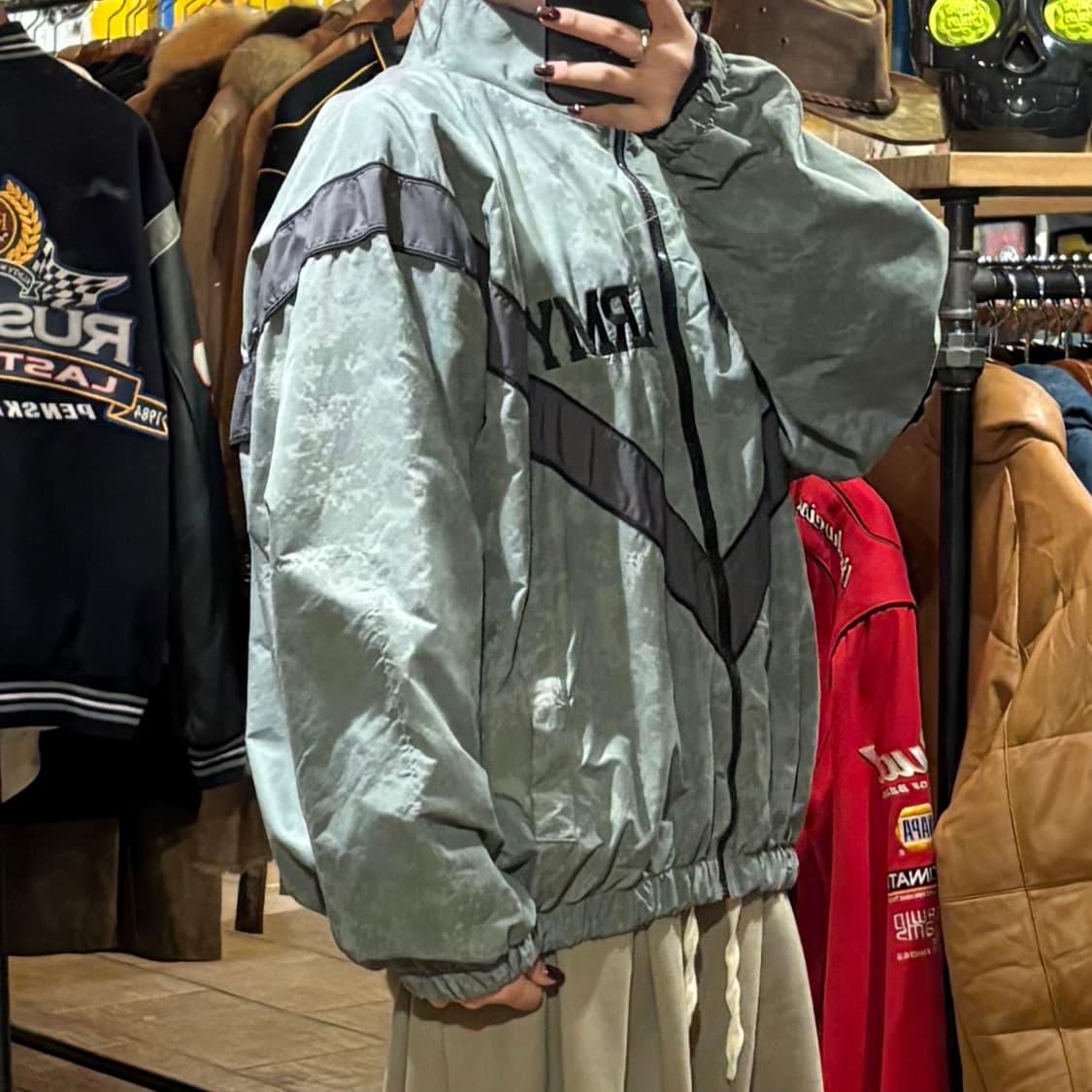 [HI] ARMY 아미 바람막이 그레이 2세대 상품이미지4