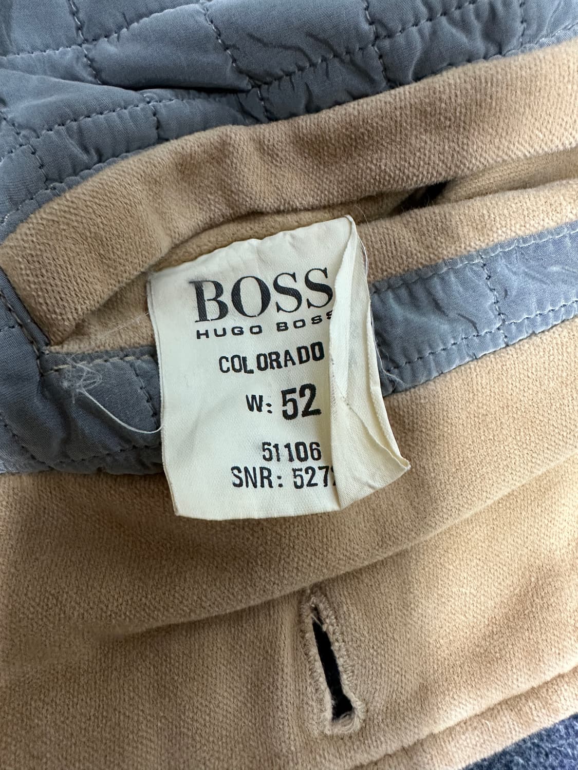 90s HUGO BOSS 코튼 울 자켓 52 상품이미지6