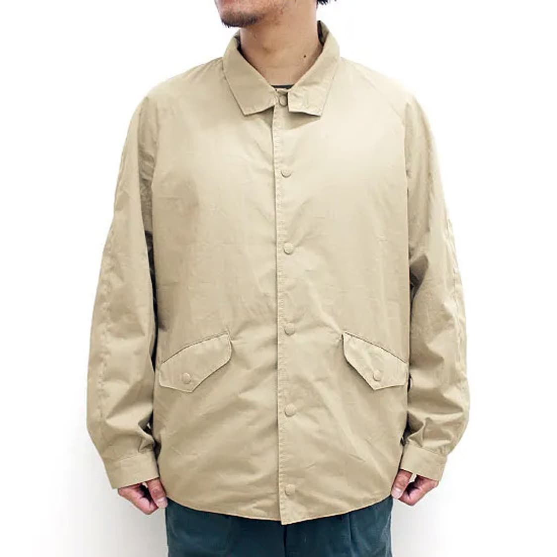 SASSAFRAS 사사프라스 코튼 린넨 블루종 자켓 M(103-105) 상품이미지2