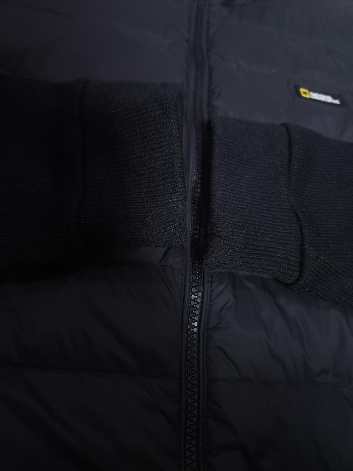 내셔널지오그래픽 니트 덕다운 경량패딩, L 상품이미지4