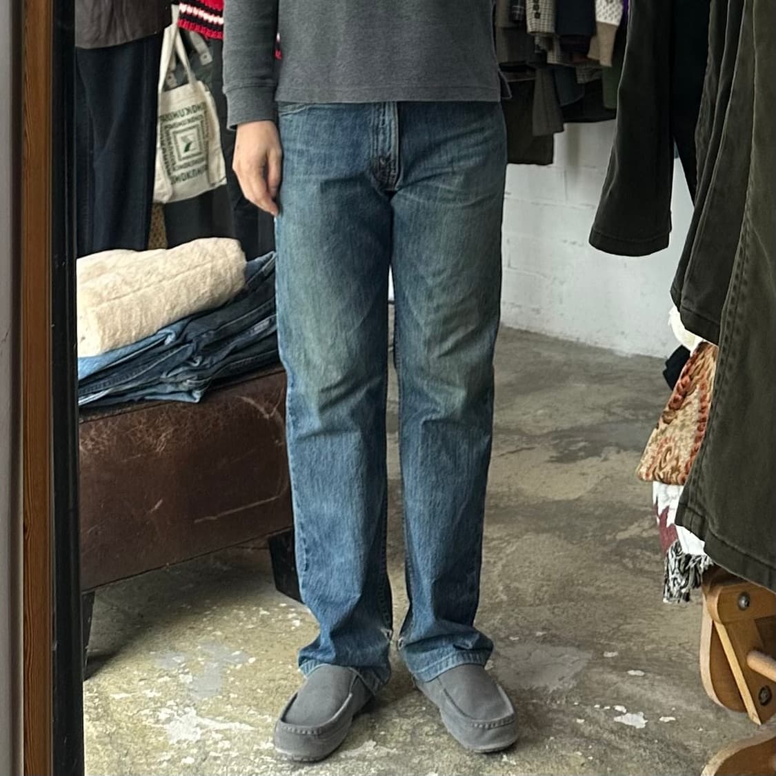 (착용컷) 90's 리바이스 607 오렌지탭 (남성용 30) 상품이미지3