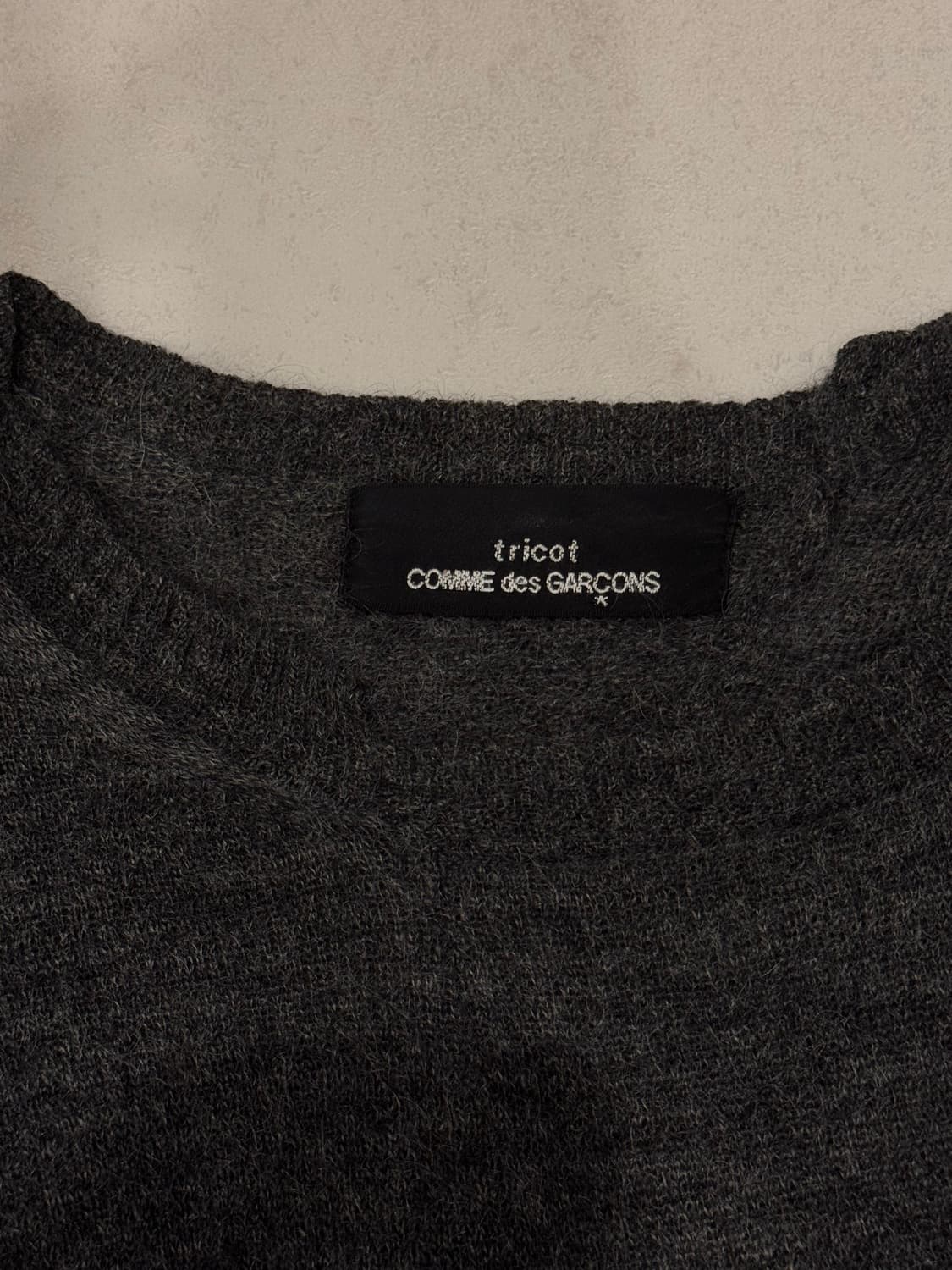 꼼데 트리콧 니트 상품이미지1