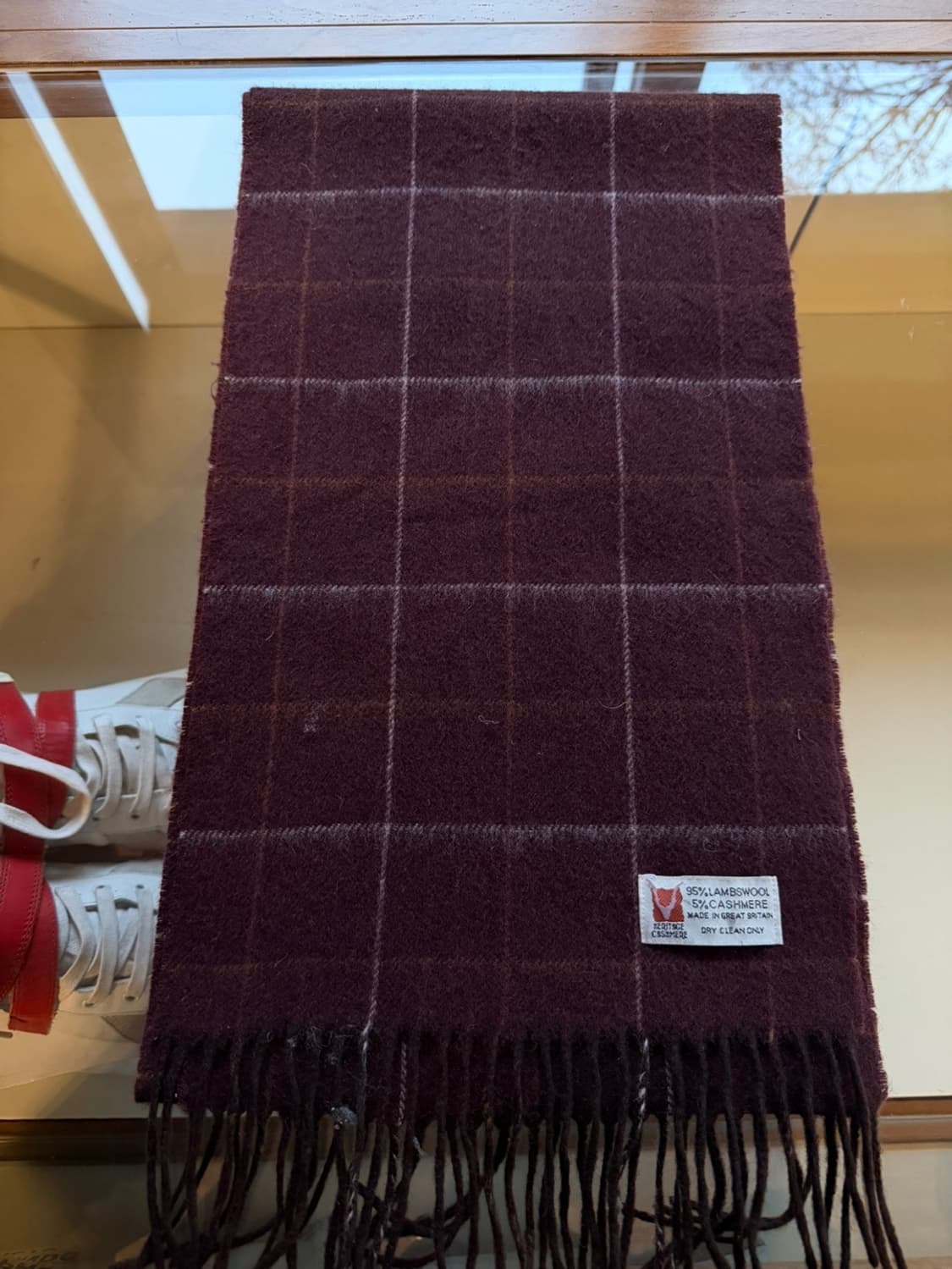 헤리티지 캐시미어 머플러 상품이미지7