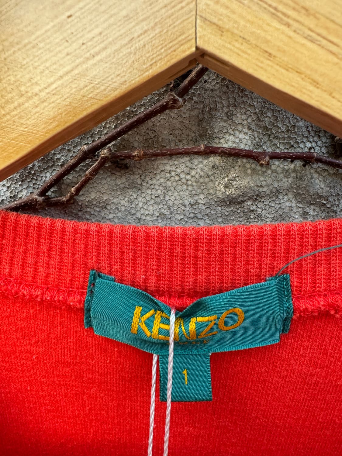 겐조 골프 니트 맨투맨 오렌지 1사이즈 상품이미지4