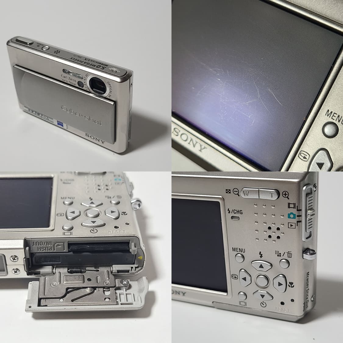 소니 사이버샷 DSC-T1 빈티지 디카 디지털 카메라 상품이미지9