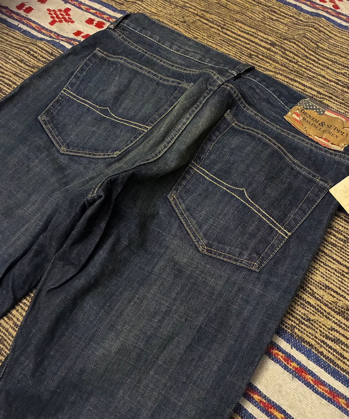 (32~34)데님앤서플라이 랄프로렌 카모포켓 워싱 데님 청바지 rrl 상품이미지7