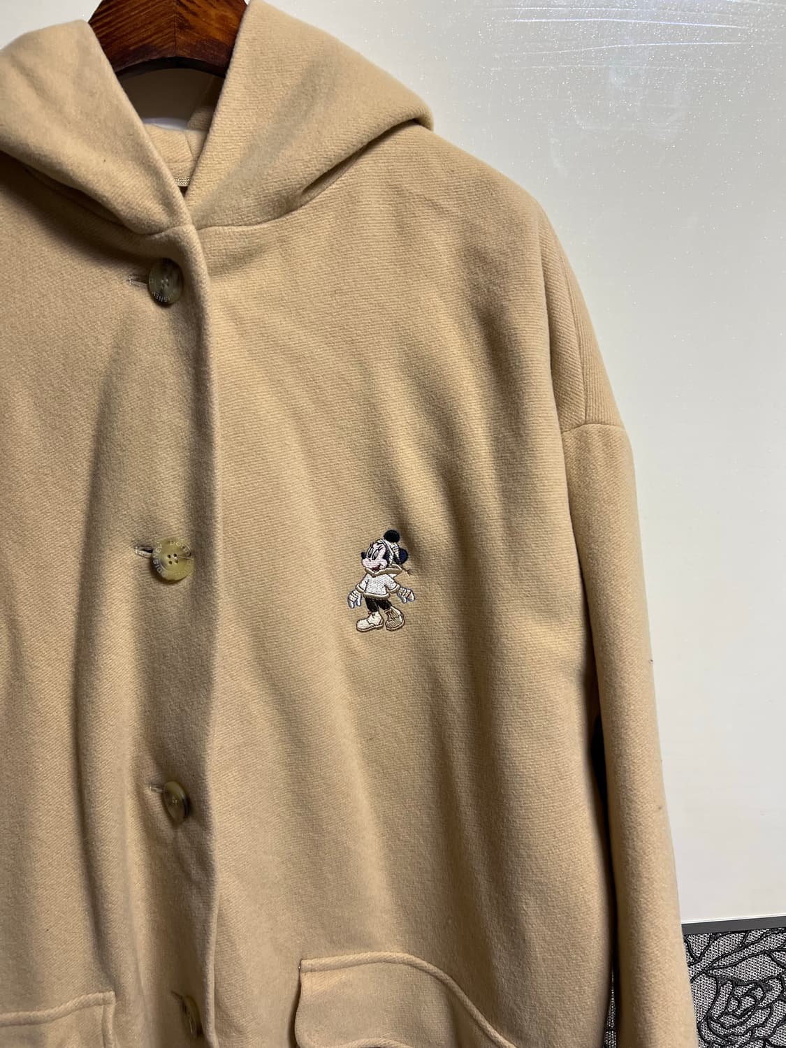 빈티지 90s 미키마우스 베이지 코트 상품이미지4