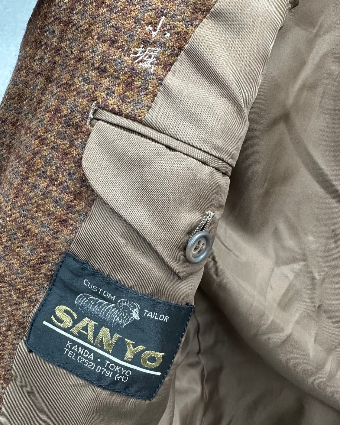 (WOMEN)빈티지 울 블레이져-M1590 상품이미지4