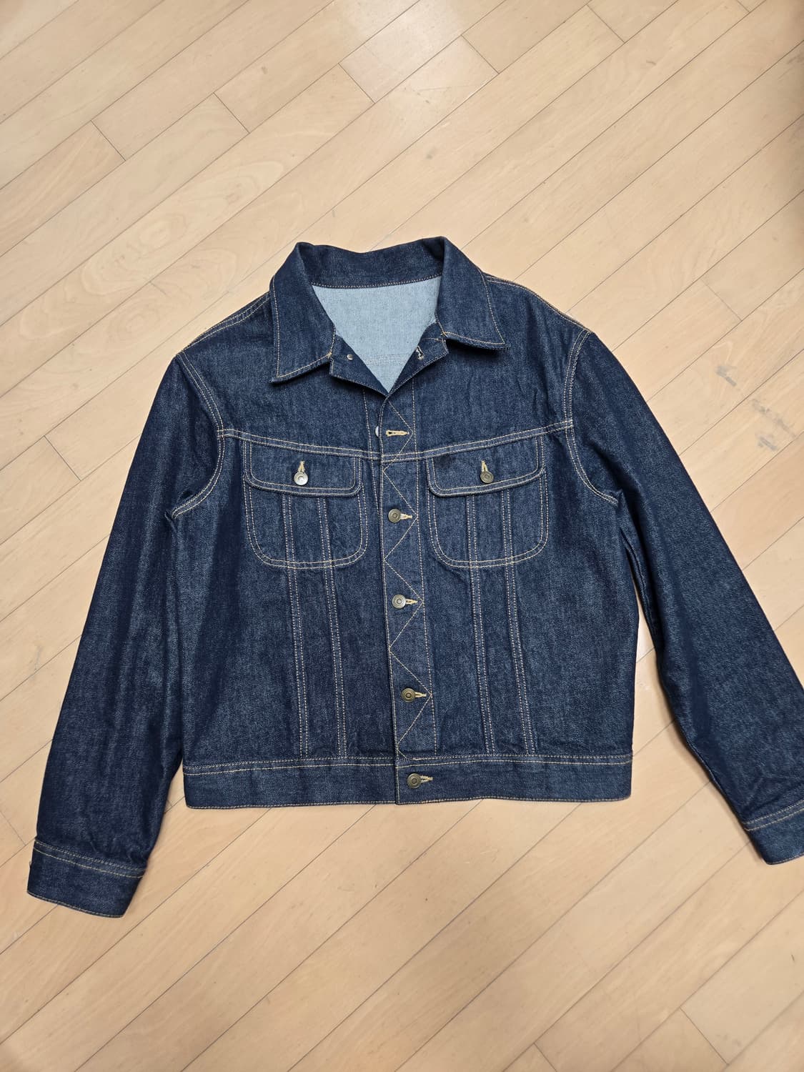 쥬카스페이스 아메카지 데님 청자켓 사이즈50 상품이미지1