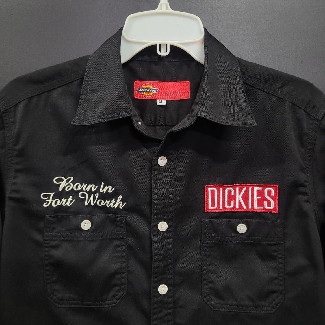 DUCKIES 디키즈 와팬 자수로고 워크셔츠 상품이미지2