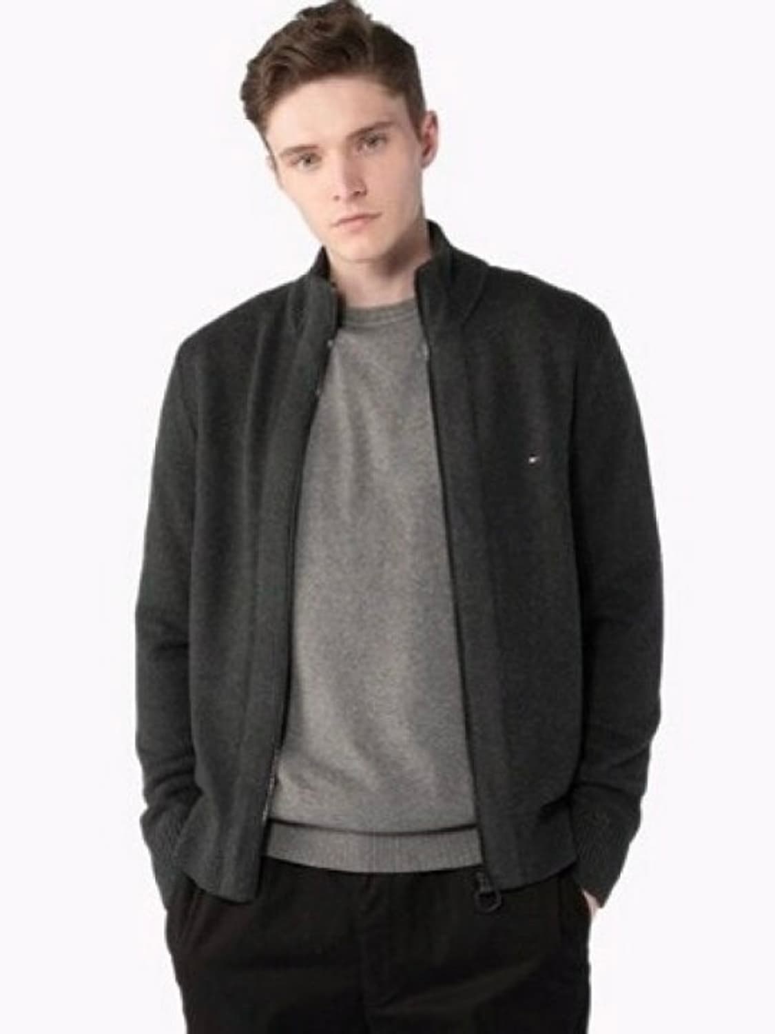 타미힐피거 니트 집업 상품이미지2