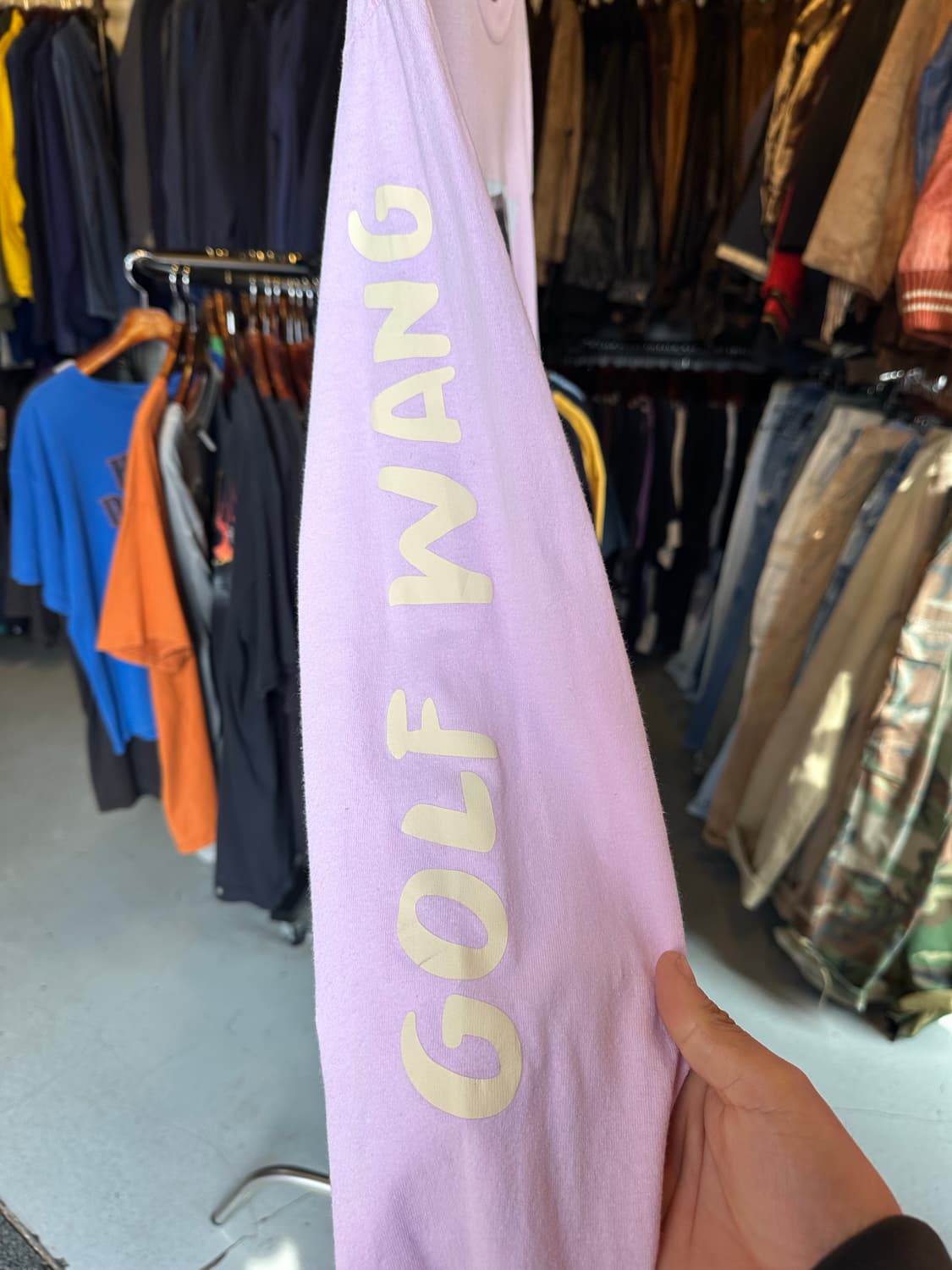 타일러 더 크리에이터 래퍼 프린팅 롱슬리브 티셔츠 상품이미지5