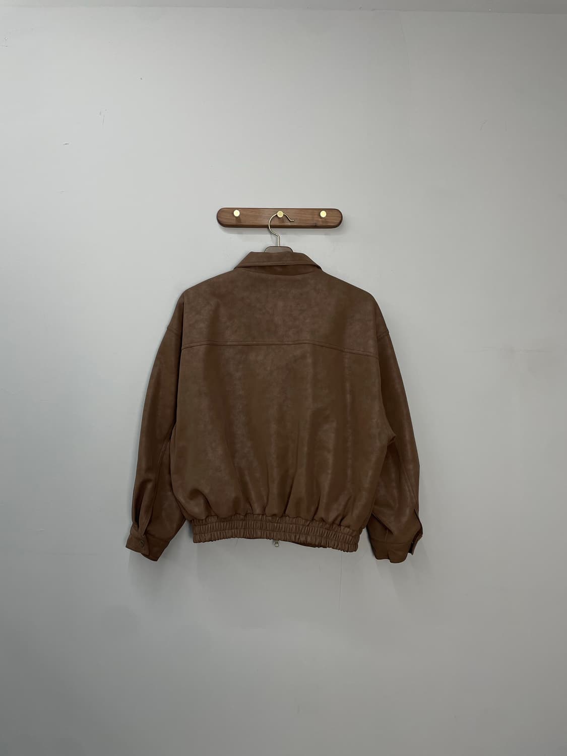 빈티지 브라운 스웨이드 가죽 자켓 H1257 상품이미지4