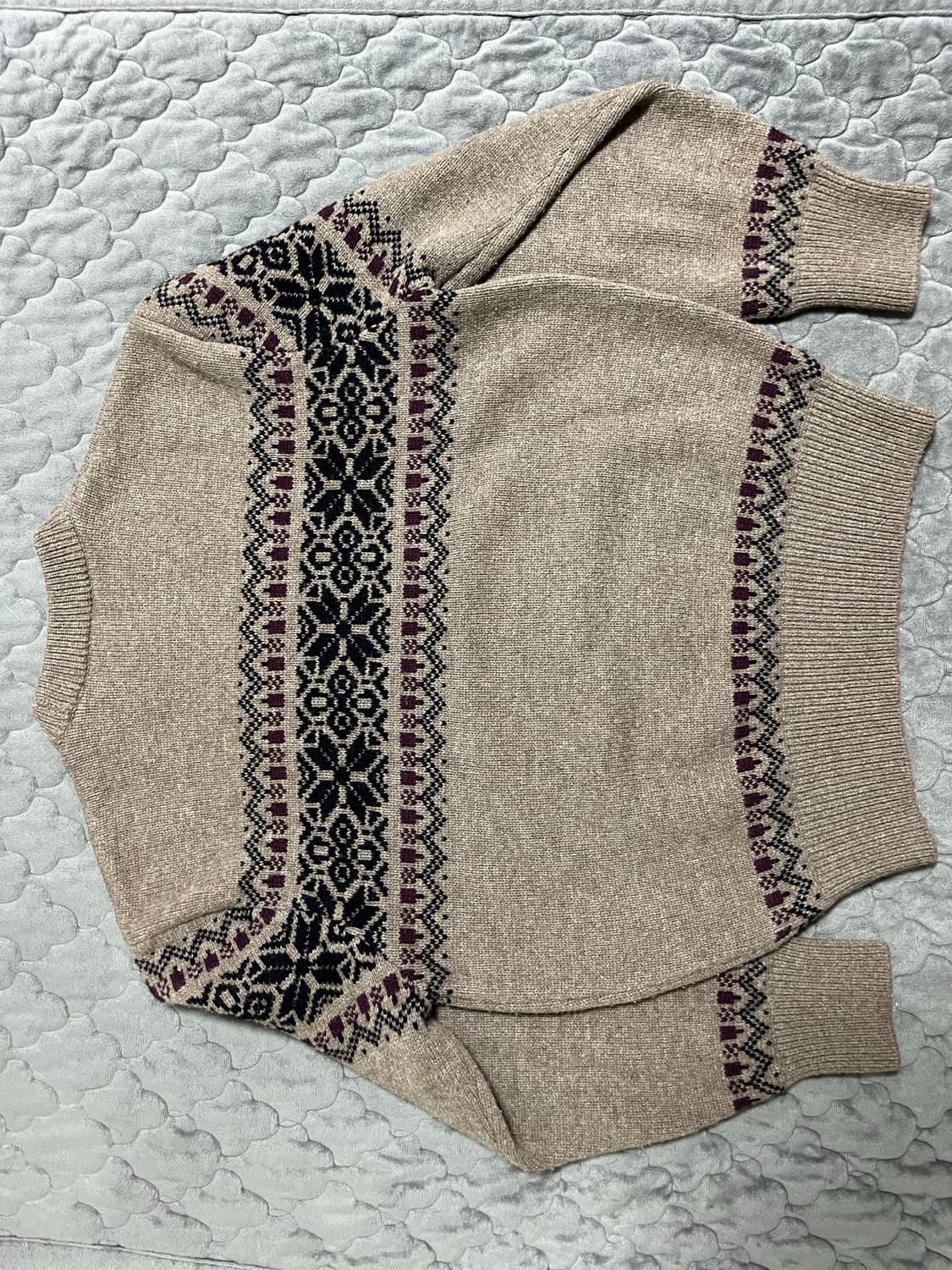 [2] HERILL 헤릴 노르딕 스웨터 베이지 상품이미지3