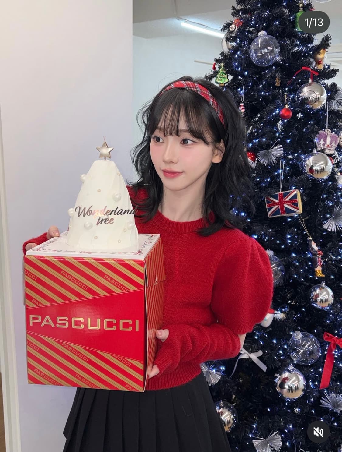 레드 앙고라 세트 (카리나착용) 상품이미지2