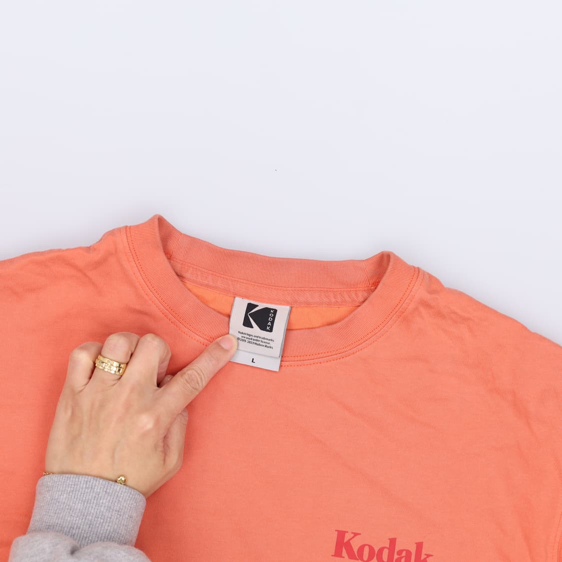 L 코닥 프린팅 반팔티 0409H1 상품이미지3