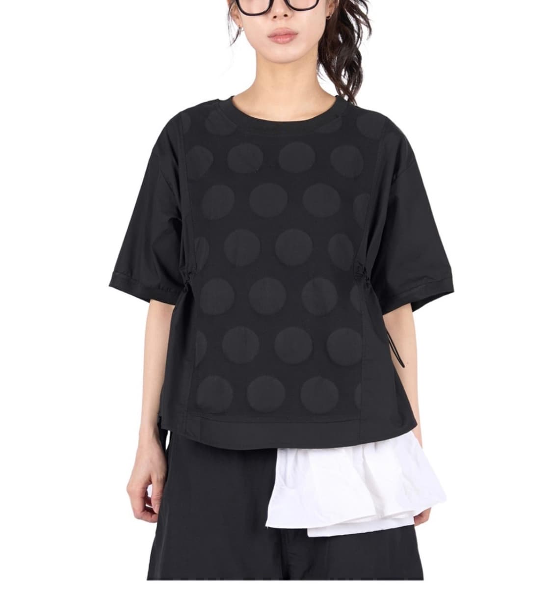 릿킴 reetkeem DOT COMBI BLOUSE 상품이미지1