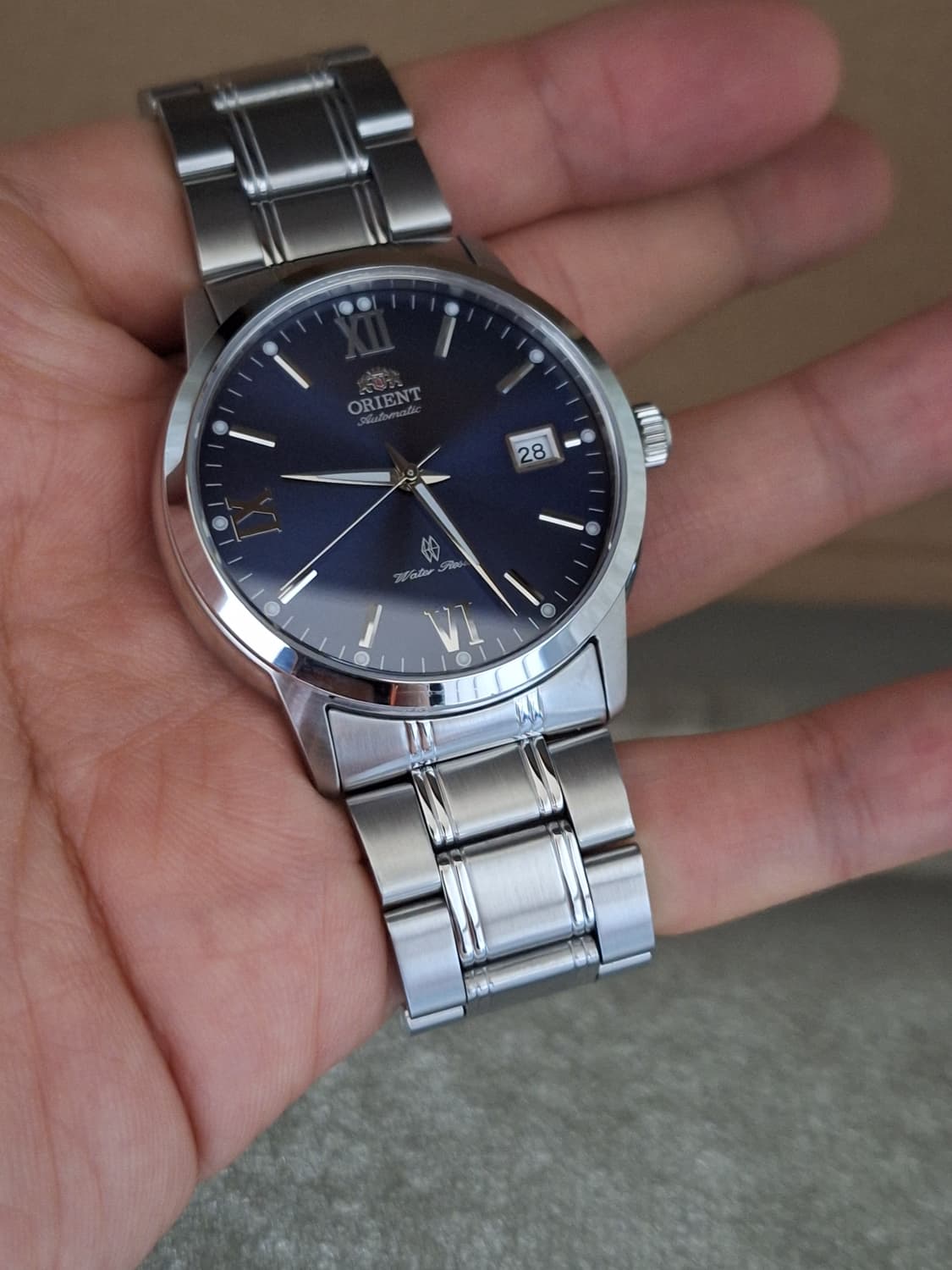 오리엔트 오토메틱 청판 시계 판매합니다 상품이미지2