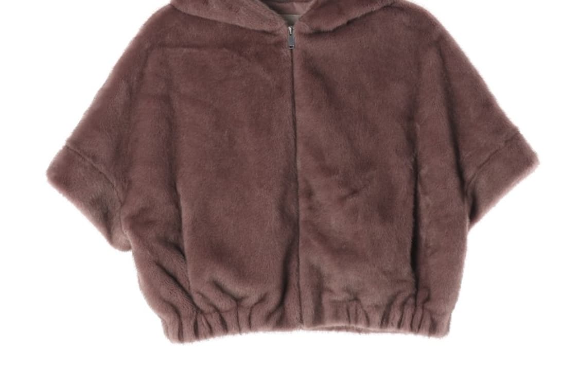 셀럽샵 소프트 에코 퍼 후드 자켓 S 상품이미지5