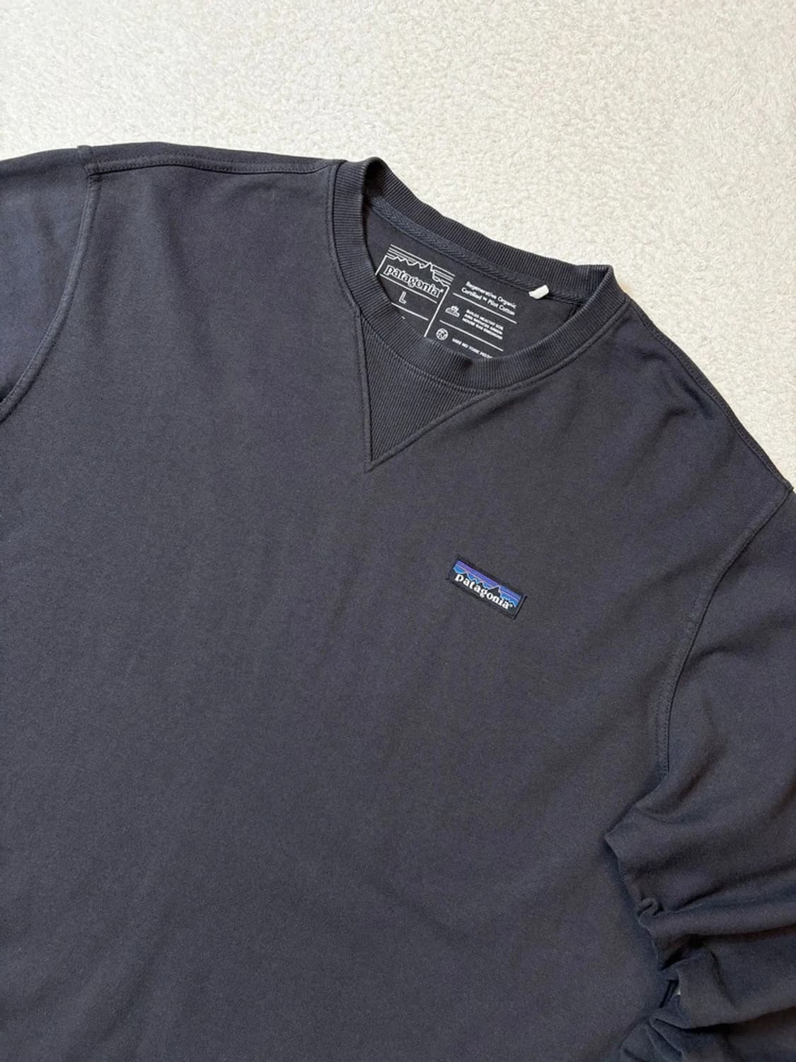 파타고니아 로고 피그먼트 코튼 맨투맨 PN6270 상품이미지2