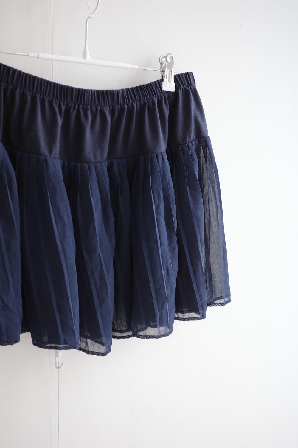  Midnight chiffon pleated layered skirt 상품이미지5