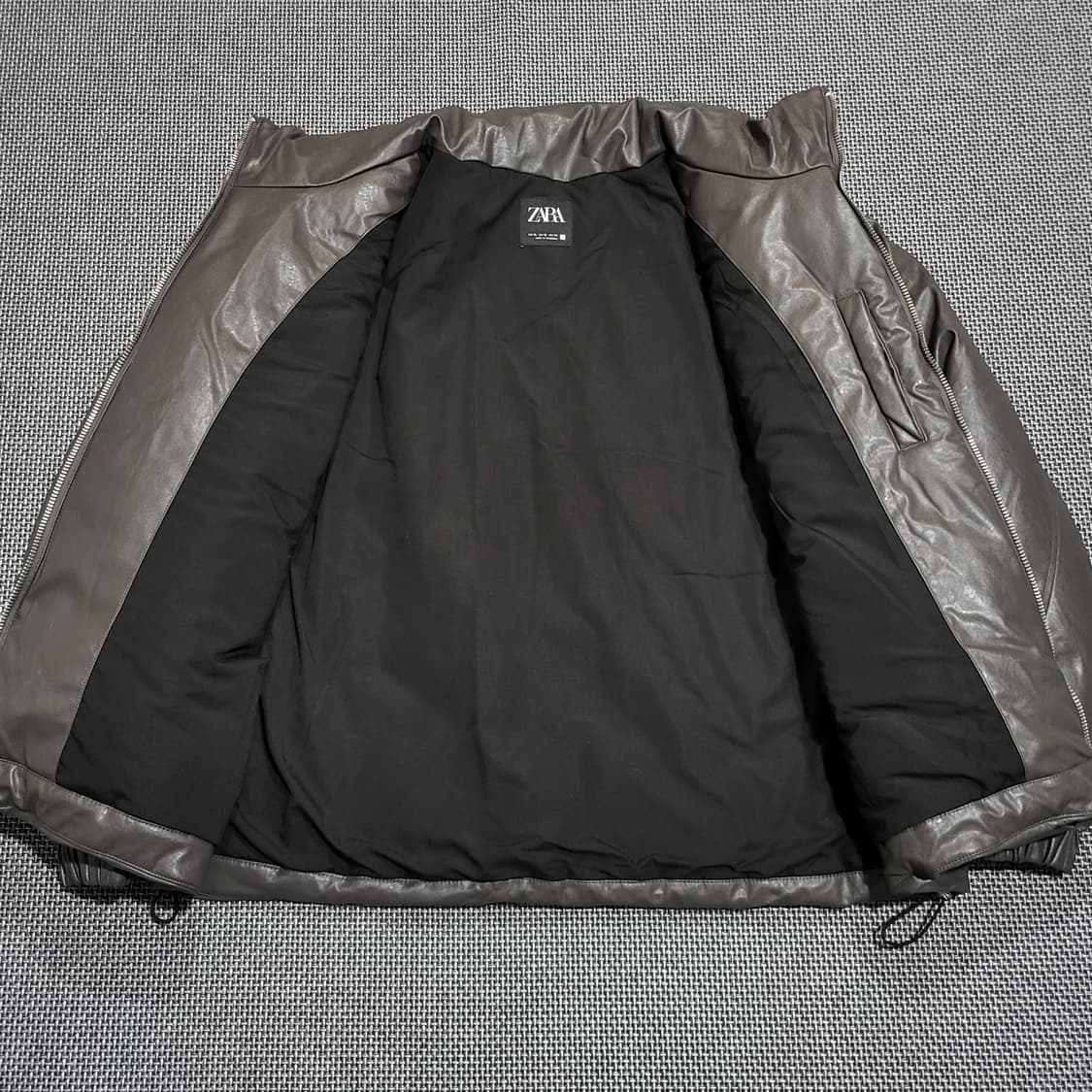 자라 페이크레더 패딩 점퍼 (XL) 상품이미지2