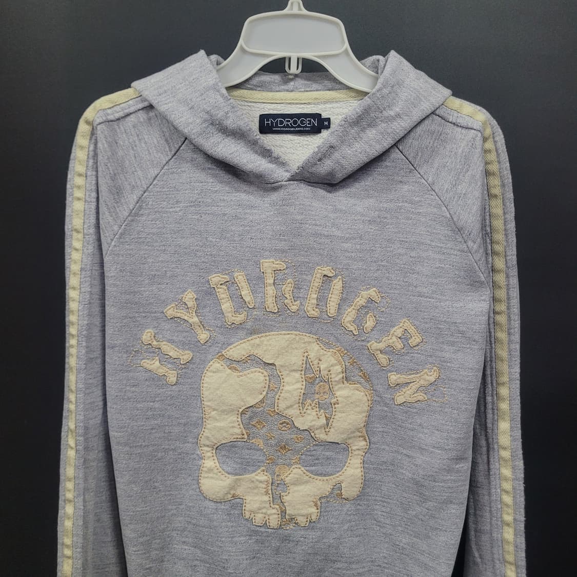 HYDROGEN DAMAGE SKULL 하이드로겐 빈티지 스컬 후드 상품이미지2