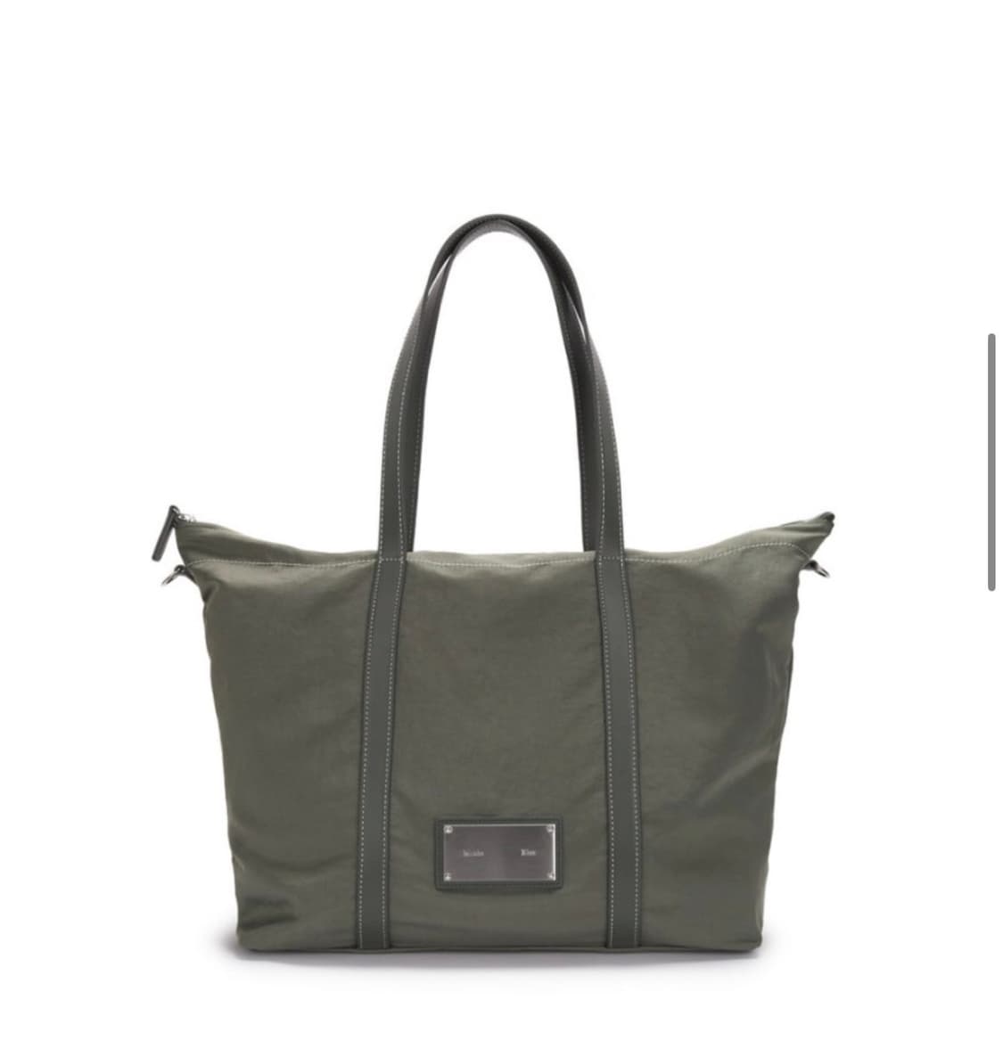 마뗑킴 패브릭 뉴 쇼퍼백 카키 상품이미지1