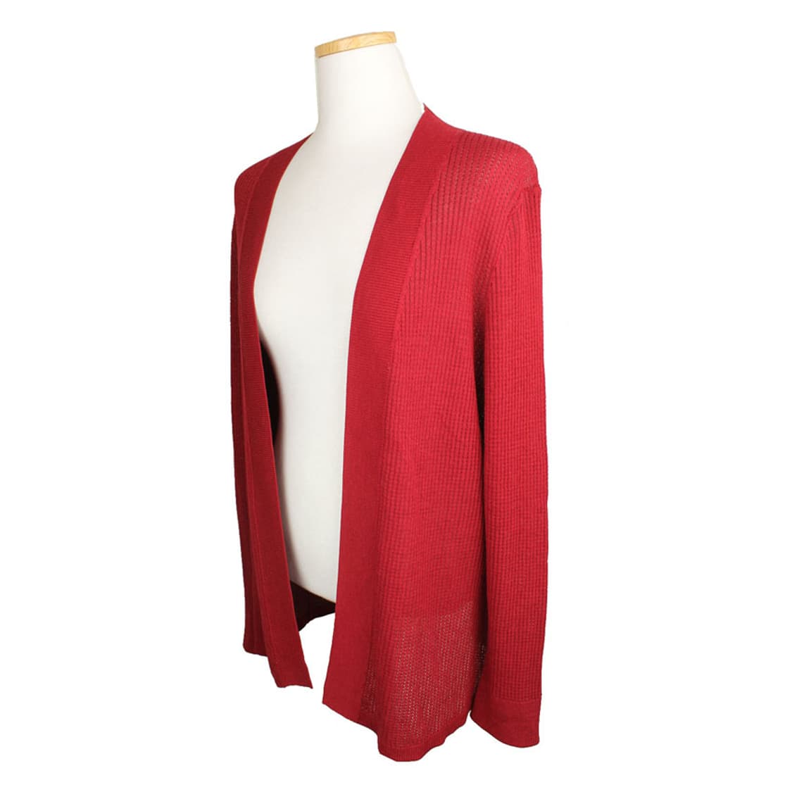 탈보츠 빈티지레드 숄카라 니트 가디건 P/L 상품이미지2