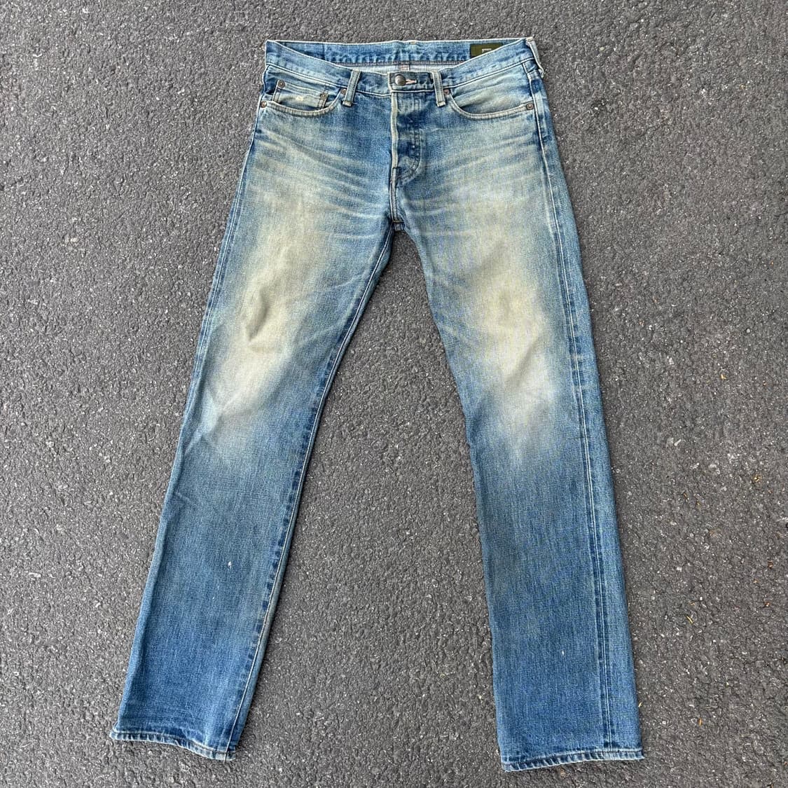 일본 그린 셀비지 데님 상품이미지3