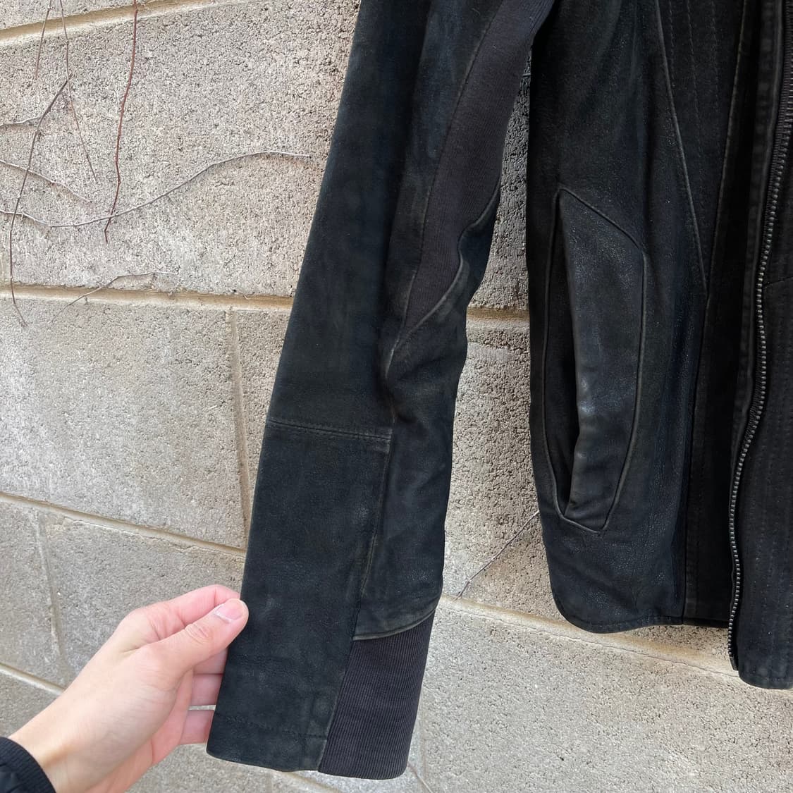 [95] Codes Combine 하이넥 GOAT leather 자켓 상품이미지7