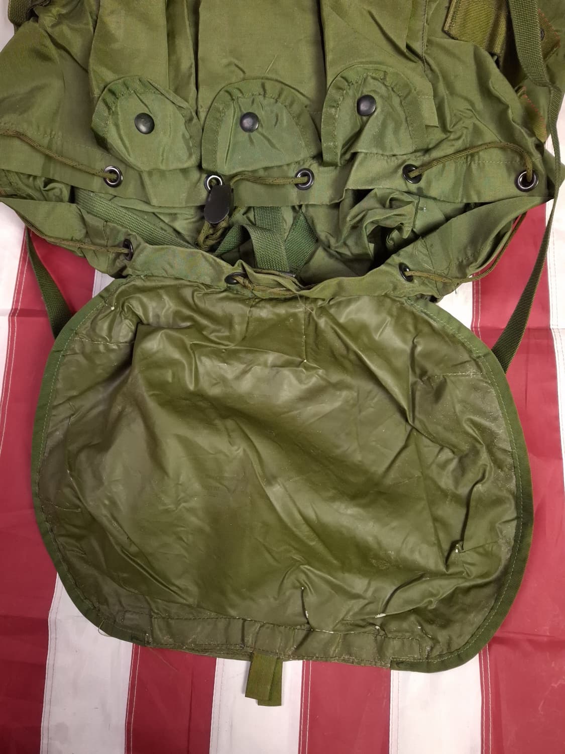 오리지날 80's 미군 지급용 엘리스 배낭 라지 풀셋트 상품이미지2