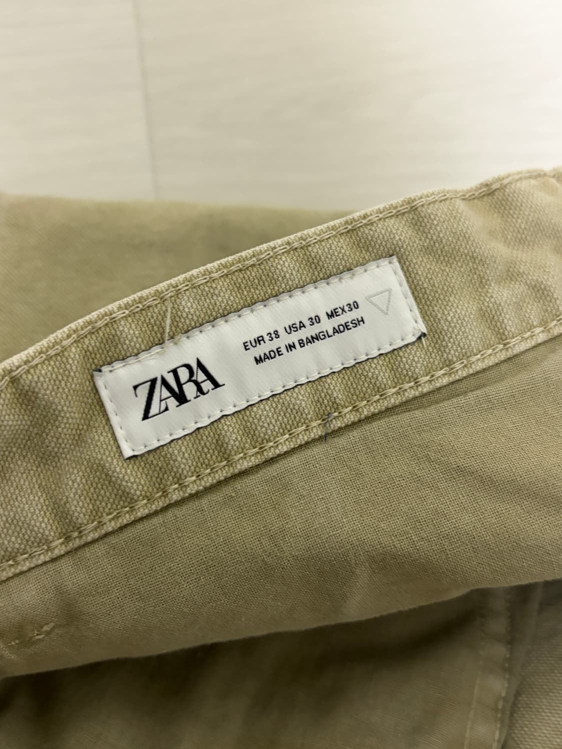 30) 자라 스트랩 카고 진  상품이미지3