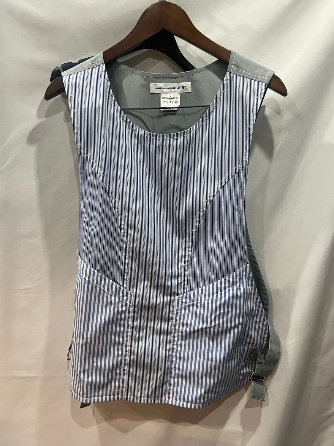 꼼데가르송 셔츠 스트라이트 베스트 L 상품이미지2