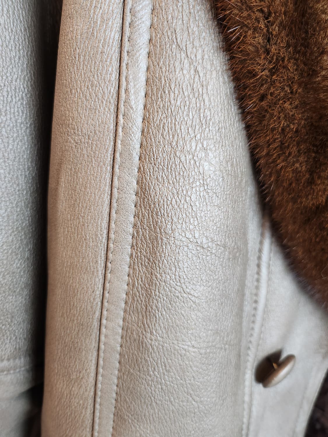 (빈티지)플레이보이 웰메이드 밍크양털가죽 무스탕 95 M 상품이미지8