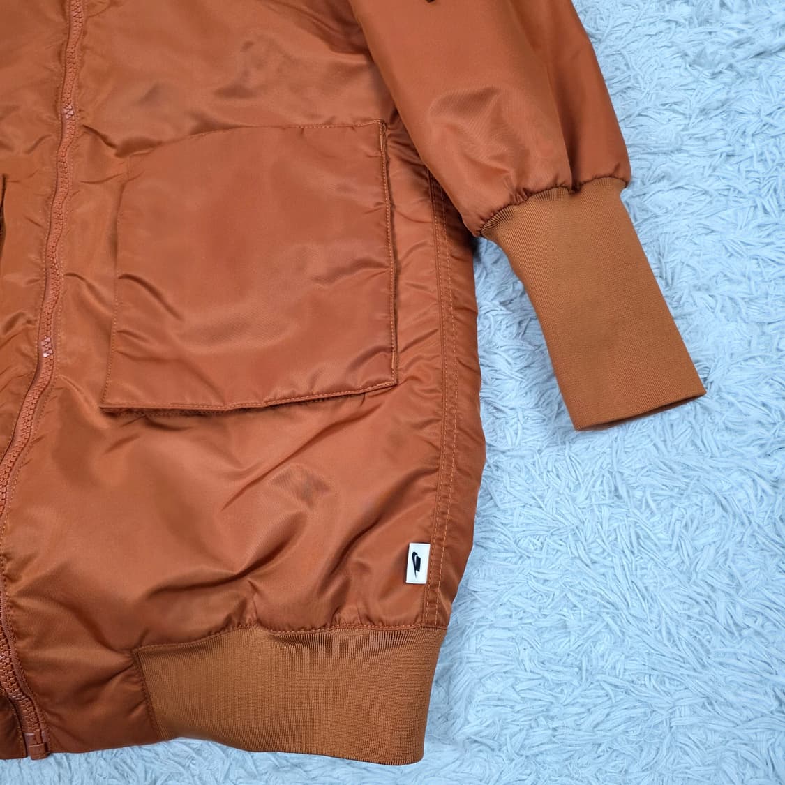 나이키 NSW 여성 MA-1 롱 봄버 자켓 M 상품이미지7