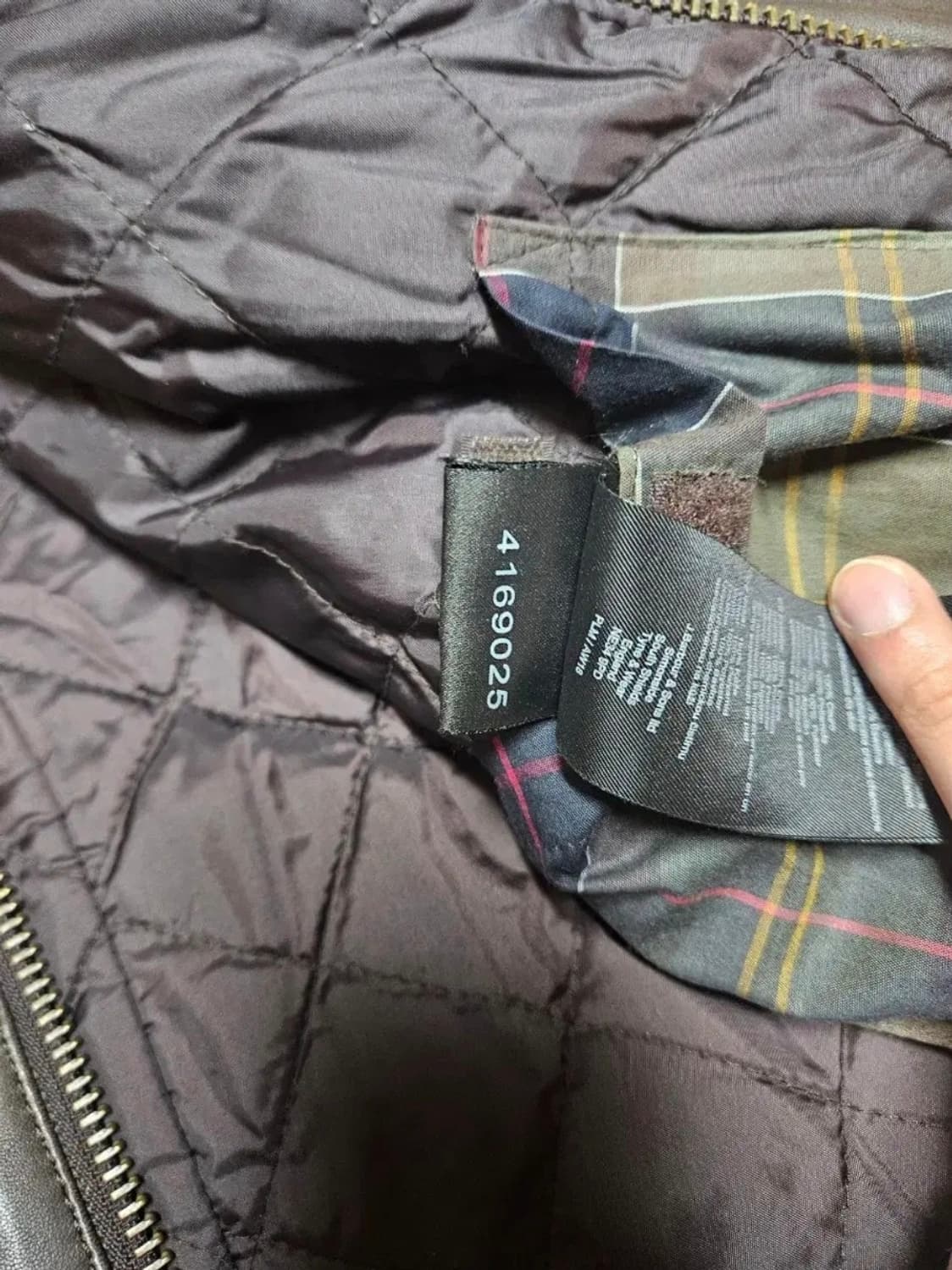 바버 비데일 레더 자켓 M, 100 상품이미지7