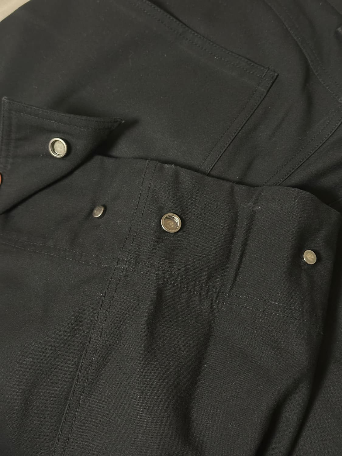 [46] 우영미 플랩 팬츠 블랙 상품이미지3