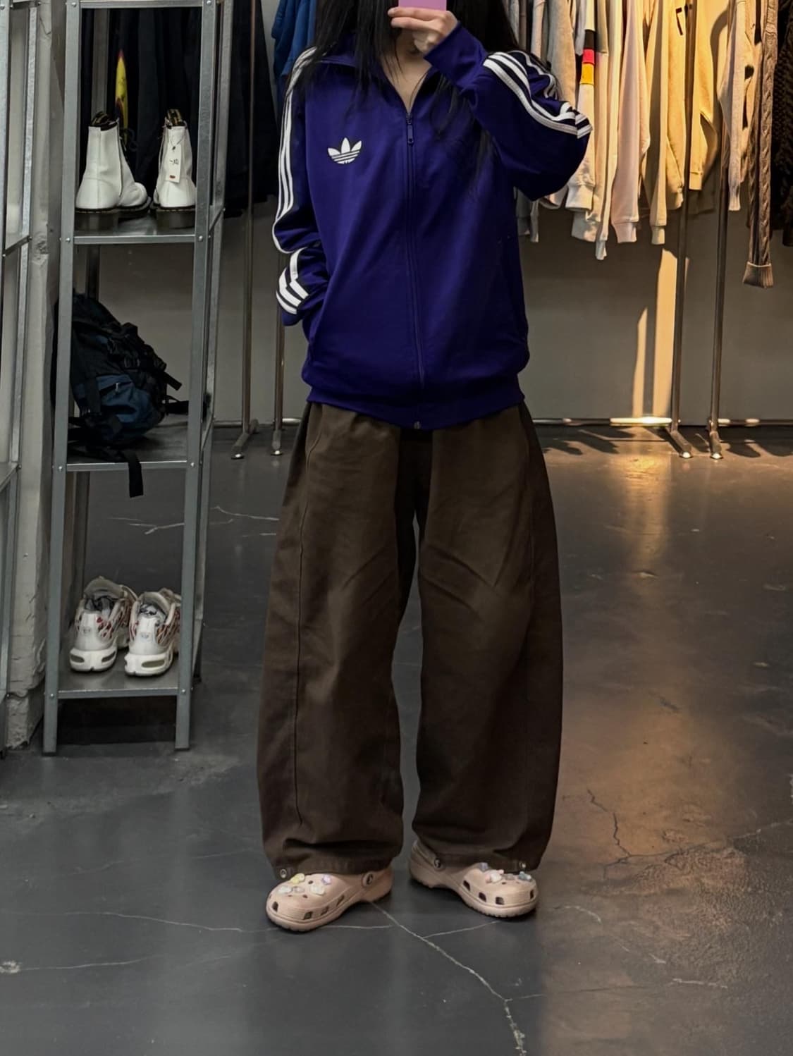 아디다스 클래식 파이어버드 퍼플 트랙탑 져지 A2887 상품이미지1