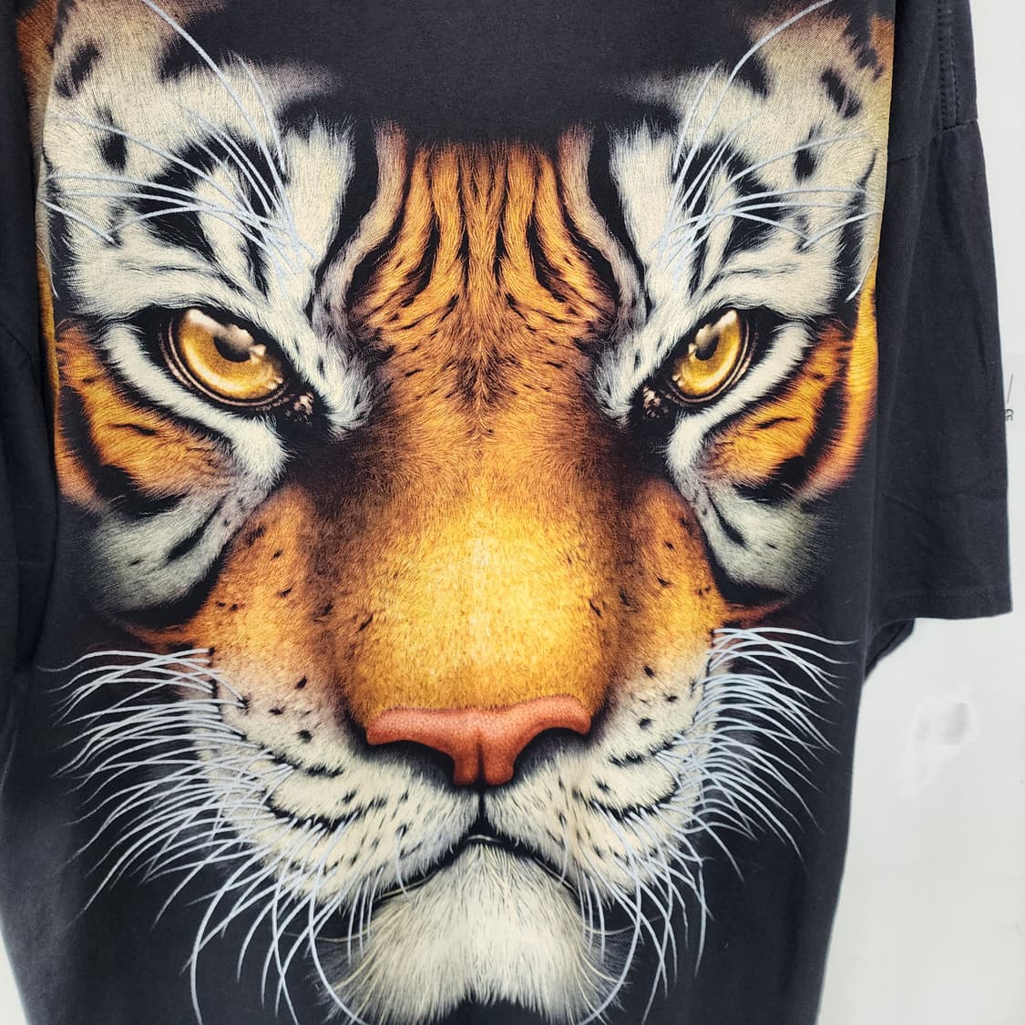 블랙 타이거 프린팅 반팔 티셔츠 상품이미지4