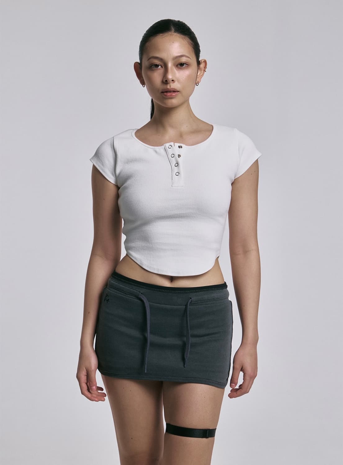 플리즈노팔로우 Jenny snap top (white) 상품이미지1
