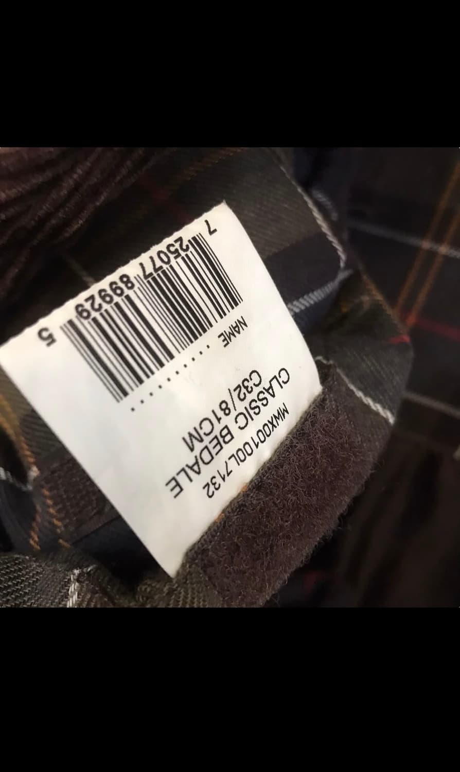 바버 비데일 왁스자켓 상품이미지6