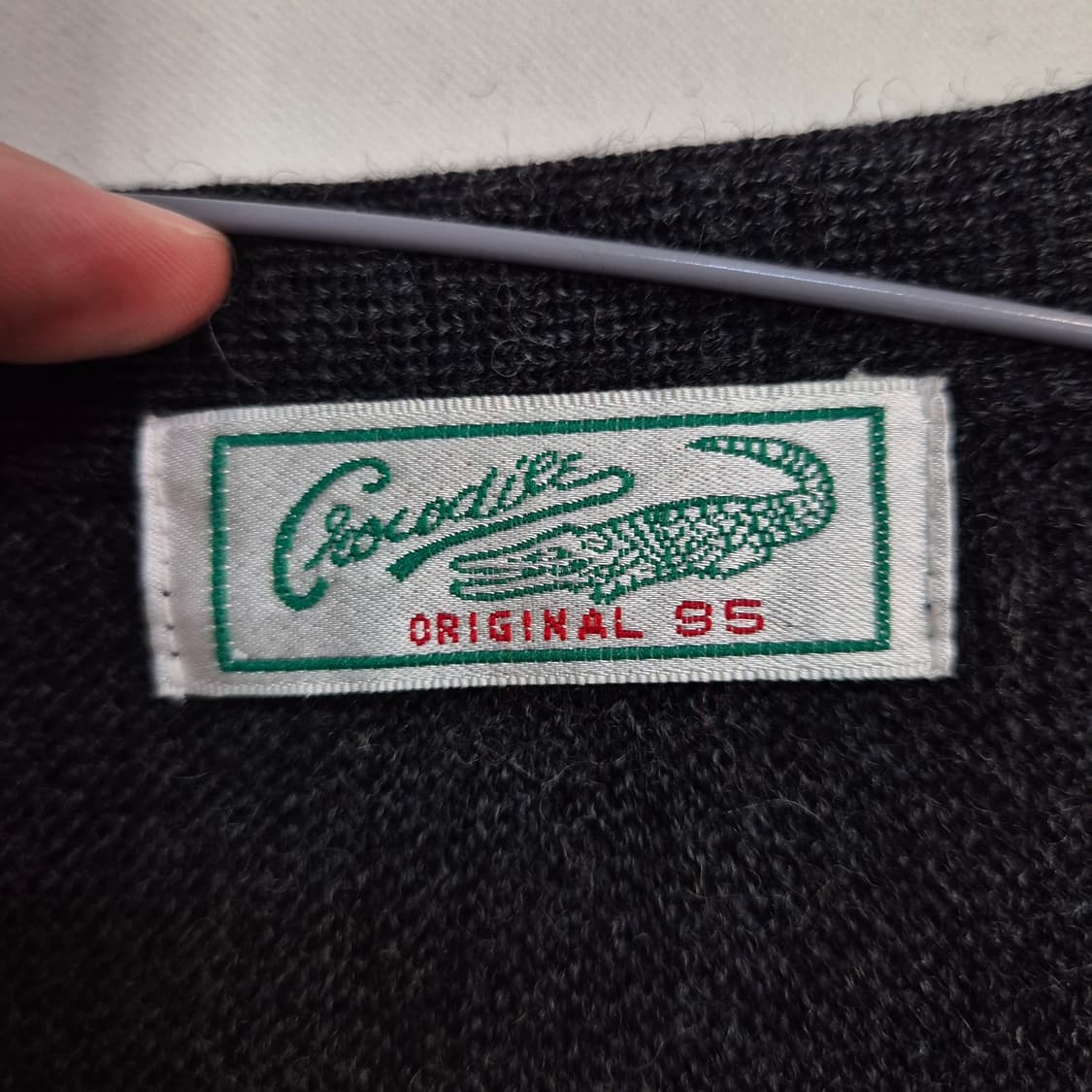 크로커다일 그레이 가디건 95 상품이미지3