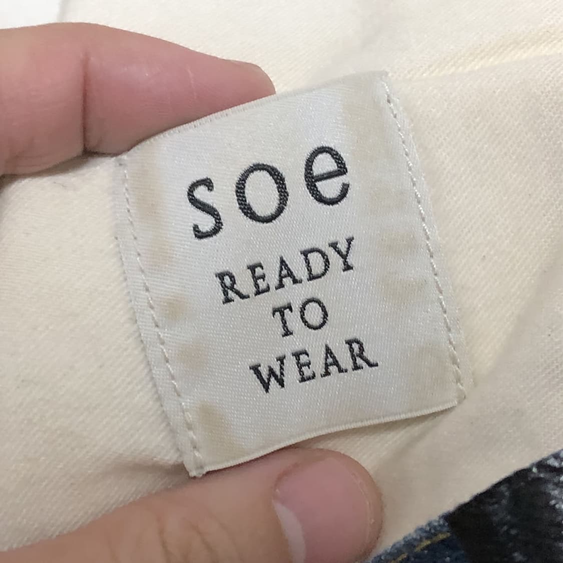 (31) SOE 일본제 하이엔드 테이퍼드 테이핑 데님 상품이미지4