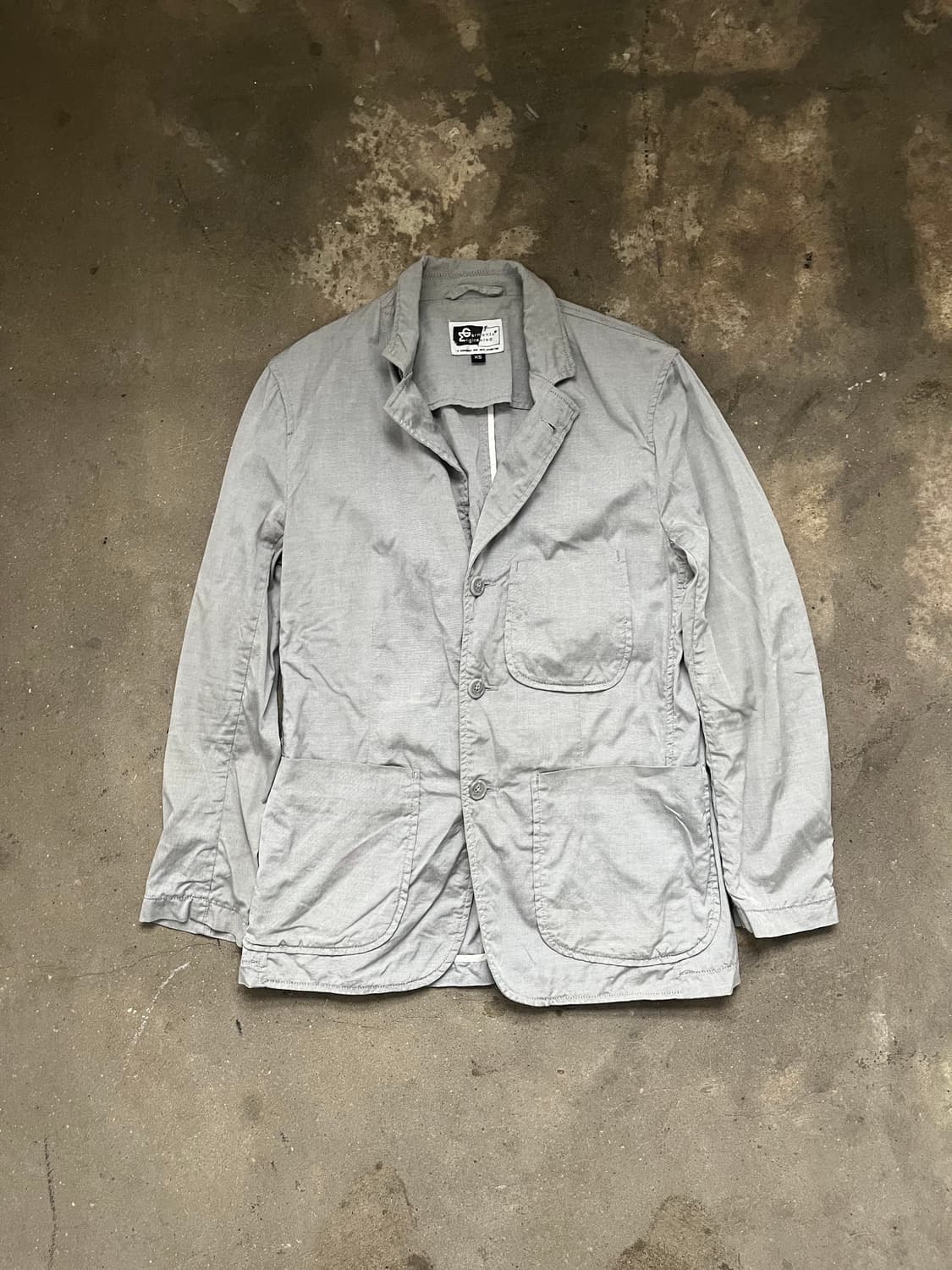 Engineered Garments 그레이 코튼 셔츠 자켓 상품이미지1